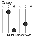 Caug chord