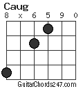 Caug chord