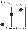 Caug chord