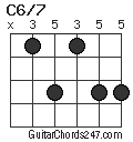 C6/7 chord