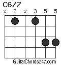 C6/7 chord