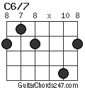 C6/7 chord