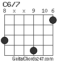 C6/7 chord