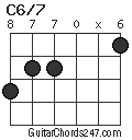 C6/7 chord