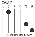C6/7 chord