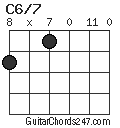 C6/7 chord