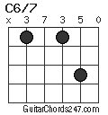 C6/7 chord