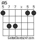 A5 chord
