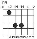 A5 chord