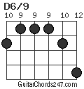 D6/9 chord