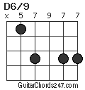 D6/9 chord