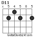 D11 chord