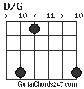 D/G chord