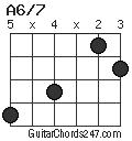 A6/7 chord