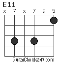 E11 chord