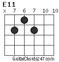 E11 chord