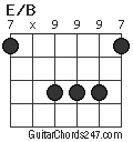E/B chord