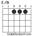 E/B chord
