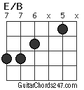 E/B chord