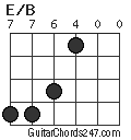 E/B chord
