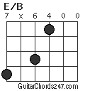 E/B chord