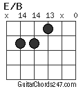 E/B chord