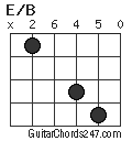 E/B chord