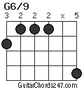 G6/9 chord