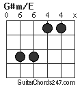 G#m/E chord