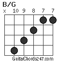B/G chord