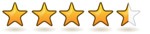 Rated 4.5 Out of 5 Stars