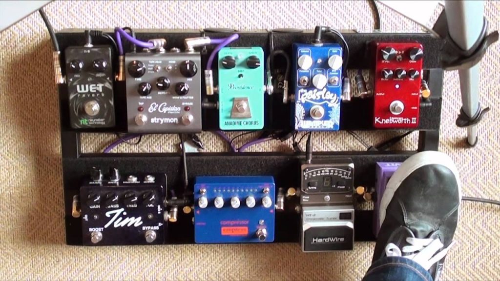 Les Paul Pedal board